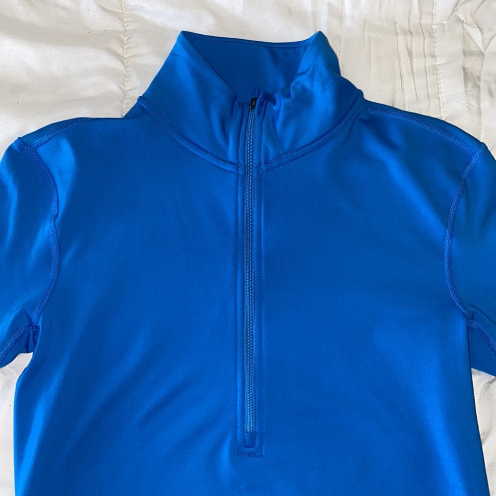 Nike Dri-Fit - blue quarter zip pullover - Picture 4 of 10